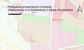 ul. Spółdzielcza w Kątach Wrocławskich